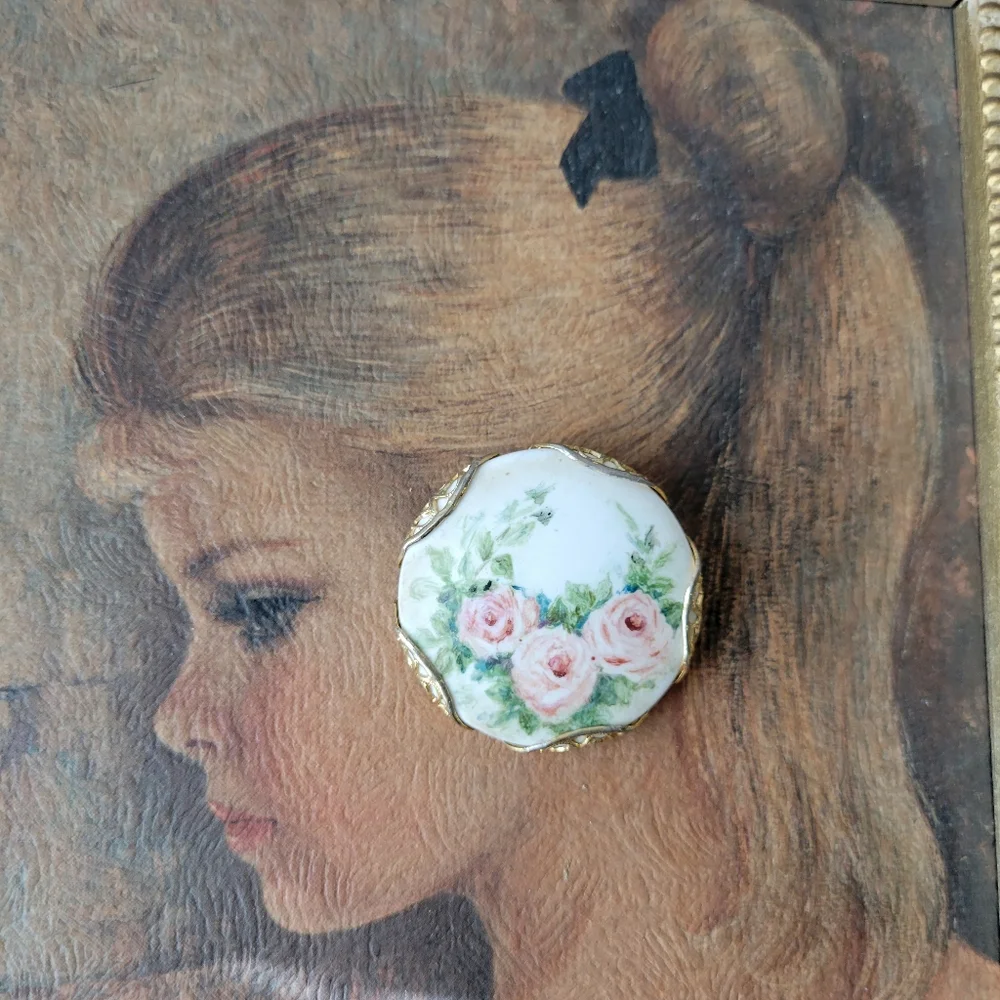 Vintage pretty painted